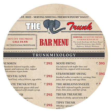 The Trunk Roof Top Café & Restro Bar in Mathura